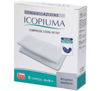 Icopiuma Garza Compressa Sterile In Tessuto Non Tessuto 36x40 cm 12 Pezzi