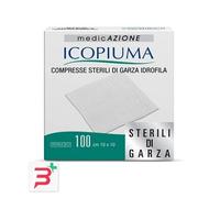 ICOPIUMA GARZA COMPRESSA IDROFILA 10X10CM 100 PEZZI
