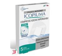 ICOPIUMA GARZA COMPRESSA MEDICATA POSTOPERATORIA 5X7,5 CM 5 PEZZI