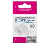 Icopiuma Cerotto Rocchetto in Tela Bianca Ipoallergenico cm 5 x 5 m