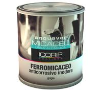 Icorip smalto ferromicaceo anticorrosivo grigio chiaro lt 0,750 grana grossa