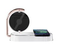 ICOSAR Ventilatore dell'ologramma 3D Proiettore olografico 3D ad occhio nudo Macchina pubblicitaria olografica Immagini di proiezione verticale Ricarica wireless del telefono cellulare