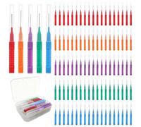 iCovalescent 100 Pezzi Scovolini Interdentali, Scovolino Per Pulizia Denti con Coperchio, Scovolino Interdentale Per L'Igiene Lnterdentale Mantenimento Della Salute Orale