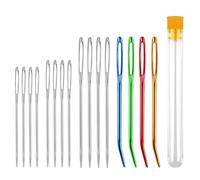 iCovalescent 16 Pezzi Set Di Ago Da Lana, Set Di Aghi a Grande Occhio, Aghi da Ricamo, Aghi da Lana, per Tappezzeria, Lana, Cucito, Maglia, Macramè, Lavori di Cucito, Progetti All'uncinetto