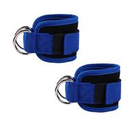 iCovalescent 2 Pezzi Cavigliere Palestra, Cavigliere Cavi Palestra, Cavigliera Sportiva Regolabile, Cavigliera Palestra, Adatto per di Allenamento Glutei e Esercizi Gambe(Blu)