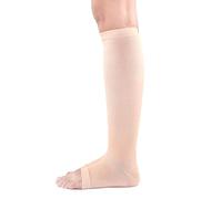 iCovalescent Calze Compressione, Calze a Compressione Graduata Uomo Donna, Per Sostegno E Sollievo Dei Muscoli, Fasce di compressione per polpacci per Corsa(Colore della pelle)