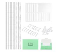 iCovalescent Invisible Ring Size Adjuster Set, Ferma Anello Silicone, per Qualsiasi Anello Riduttore Dimensione Anello di Protezione Distanziatore per Rendere Gli Anelli più Piccoli