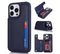 iCoverCase Custodia per iPhone 14 Pro Max con porta carte, iPhone 14 Pro Max, custodia a portafoglio per donne e uomini [blocco RFID] custodia protettiva in pelle PU per iPhone 14 Pro Max da 6,7