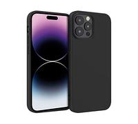 ICOVERI Custodia iPhone 14 Pro Custodia Silicone Nero Compatibile con Accessori Magsafe e Caricatore Senza Fili Cover iPhone 14 Pro Antiurto Antiscivolo Microfibra Interna. Tocco Seta Morbida