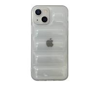 ICOVERI - Custodia puffer per iPhone 14, Custodia in TPU con bolle d'aria per maggiore protezione, Custodia puffer compatibile con iPhone 14, Protezione fotocamera, Antiurto, Colore trasparente