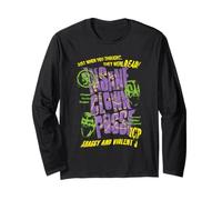 ICP Chops! Hacks! Stabs! Graffiti Collage Horror Hip Hop Maglia a Manica