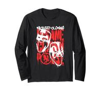 ICP Spray Painted Wicked Clowns Graffiti Hip Hop Maglia a Manica
