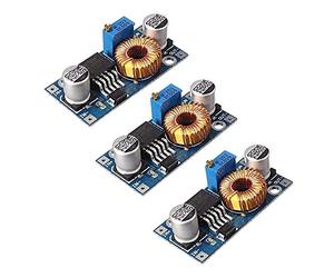 ICQUANZX 3 pezzi DC-DC 5A 5-32V a 0,8-24 V Modulo regolatore step-down 12V / 24V / 32V a 3.3V / 5V / 12V / 24V Convertitore buck regolatore di tensione di grande potenza