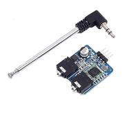 ICQUANZX Modulo TEA5767 con antenna telescopica 76-108MHZ compatibile con Arduino