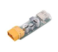 ICQUANZX Supporto convertitore da XT60 a ricarica rapida Batteria Lipo 3S-6S Input Ingresso 10,5 V-32 V Output Uscita 3 V-20 V Adapter Adattatore di ricarica rapida max 45 W per RC Racing Drone