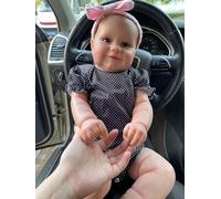 iCradle Reborn Baby Dolls 20 pollici 50 cm Due opzioni Doll Bambino realistico Real Soft Touch Maddie con capelli da disegno a mano Bambola fatta a mano