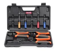iCrimp KIT-DC02 - Kit di strumenti di crimpatura per connettori tedeschi e terminali Weather Pack con strumenti per la rimozione dei connettori