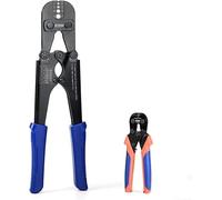 iCrimp strumento di crimpatura per funi in acciaio con tagliacavi, pinza crimpatrice per manicotti in alluminio e manicotti di arresto da 1,58 mm a 3,5 mm
