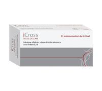 iCross Soluzione Oftalmica Protezione Corneale 15 Flaconcini Monodose