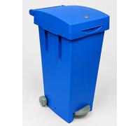 ICS BIDONE BIG TATA PER DIFFERENZIATA Lt. 80 - cm. 38x50x80 h col. Blu
