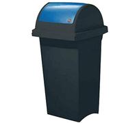 BIDONI BASCULANTI BLU BIDONE PATTUMIERA PER FIFIUTI LT.50 CM.L43xP39xH76