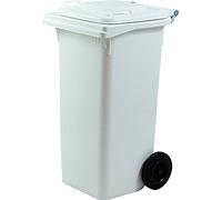 Bidone immondizia green 120 + ruote ics bianco lt 120 cm 55x50 h.cm 94 Ics
