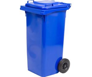 ICS BIDONE QUADRO PER DIFFERENZIATA Lt. 120 - cm. 55x50x94 h col. Blu