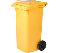 ICS BIDONE QUADRO PER DIFFERENZIATA Lt. 120 - cm. 55x50x94 h col. Giallo