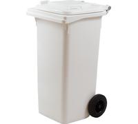 ICS BIDONE QUADRO PER DIFFERENZIATA Lt. 240 - cm.72x58x106 h col. Bianco