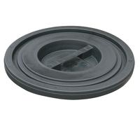 Ics Coperchio per Bidone Sovrapponibile 100/120 Lt Nero Ics Coperchi per bidoni