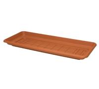 sottovaso per fioriera maxi rettangolare daphne 78x33x6,5 cm in polipropilene