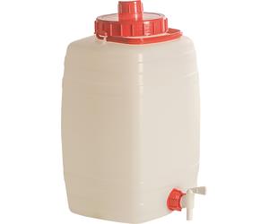 ICS FUSTINO PER ALIMENTI DEMETRA CON RUBINETTO E SFIATO lt.15 (cm. 26x23x42 h)