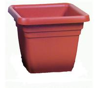 ICS vaso quadro Laurus 35x35xh33 cm in polipropilene senza sottovasoper piante e
