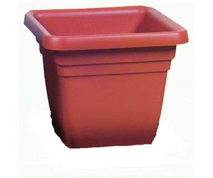 ICS vaso quadro Laurus 35x35xh33 cm in polipropilene senza sottovasoper piante e