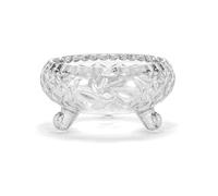 ICSTM Posacenere in vetro con 3 gambe, in cristallo trasparente, per sigarette e sigari, perfetto per interni, esterni, ufficio, ecc. (trasparente, M)