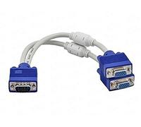 ICT CAVO SDOPPIATORE VGA 1M/2F 3+6 DA 30cm CON FILTRO FERRITE