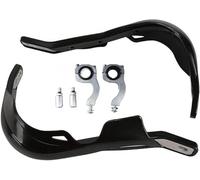 ICTRONIX Universale Coppia 22mm 7/8" Moto Manubrio a Mano Pennello Guardie Paramani Protector Nero