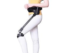 Ictus Emiplegia Riabilitazione Training Ausili per la deambulazione, Peso ergonomico più leggero e regolazione a tre velocità Ausilio per la mobilità in piedi(Size:codice L,Color:Gamba sinistra)