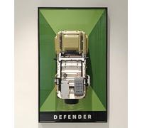 icuanuty - Pannello da parete per Lego 42110 Technic Land Rover Defender, quadro decorativo per adulti, per esporre modellini di auto, per gli amanti dei Lego, dimensioni: 75x45 cm
