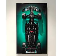 icuanuty Pannello da Parete per Lego Technic Mercedes-AMG F1 W14 E Performance 42171, Montaggio a Parete, Display per Auto Lego, 45 x 45 x 75 cm, Aluminium