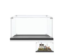 ICUANUTY Vetrina acrilica per Lego Architecture Castello Neuschwanstein 21063 - Antipolvere, dimensioni: 50 x 25 x 33 cm (solo custodia per display, non inclusa per il modello Lego)