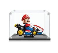ICUANUTY Vetrina acrilica per Lego Mario Kart - Mario & Standard Kart 72037, resistente alla polvere e organizzazione vetrina per Lego Vetrina, 39 x 29 x 25 cm (solo custodia display)