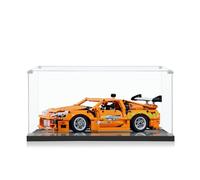 ICUANUTY Vetrina acrilica per Lego Technic Fast and Furious Toyota Supra MK4 42204,40499,42137,42138,42151 ,42169,42153,75388,75346, 35x14x11cm (solo custodia per display)