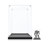 ICUANUTY Vetrina acrilica per Lego Transformers: Soundwave 10358 - Contenitore antipolvere, dimensioni: 25 x 25 x 36 cm (solo custodia per display, non inclusa per il modello Lego