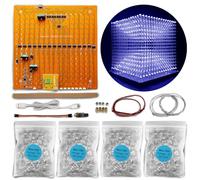 iCubeSmart Mini 3D Led Cube Kit Elettronica FAI DA TE Kit Progetto di Saldatura (3D16MINI-ALLBLUE-KIT)