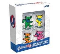 ICUP Grateful Dead Dancing Bears - Set di 4 bicchierini da liquore
