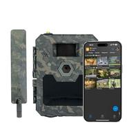 icuserver ICU CLOM Cam 6 - ICU - Fotocamera per selvaggina 4G con immagini Full HD e qualità video, visione notturna, sensore di movimento e trasmissione del cellulare, inclusa scheda SD da 16 GB con