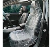 ICWEIMEI Coprisedili per auto, usa e getta, universali, in plastica trasparente, 100 pezzi