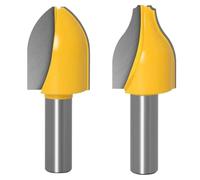 ICXLPMC 1-4pcs 12mm 1/2inch Shank Vertical Raised Panel Bit Cutters Set Door Woodworking Cutter Wood Drill Bit(NO2 12mm Shank) ICXLPMC