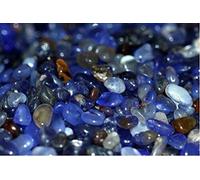 ICXLPMC 1 kg naturale grande agata blu cristallo di quarzo burattato pietra dingchi Home Collezioni